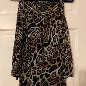 Cold shoulder blouse